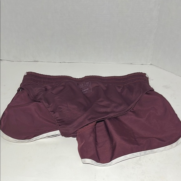 Adidas Red Athletic Shorts Lightweight Polyester - Picture 8 of 8